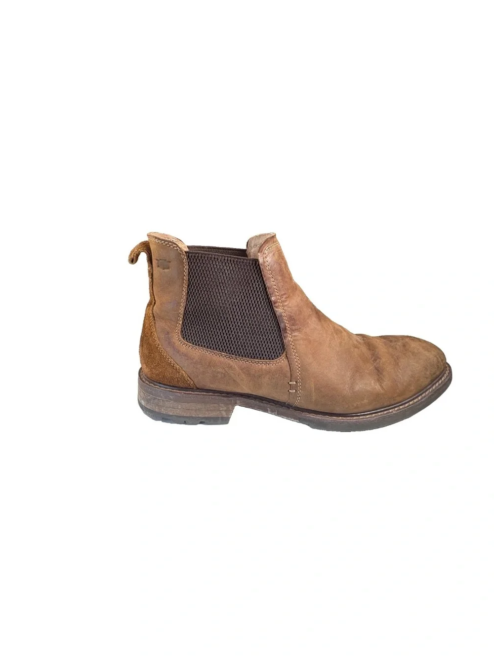 Florsheim Chalet Chelsea Boots Mens 10M Brown Leather Gore Slip On 11964-215